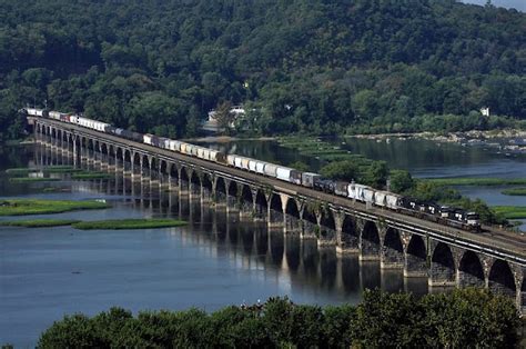 Industrial History Prr Bridges Over Susquehanna River At Rockville Pa