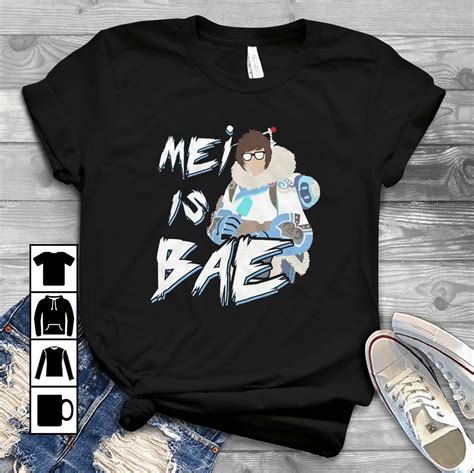 Overwatch Mei Is Bae T Shirt Teevimy