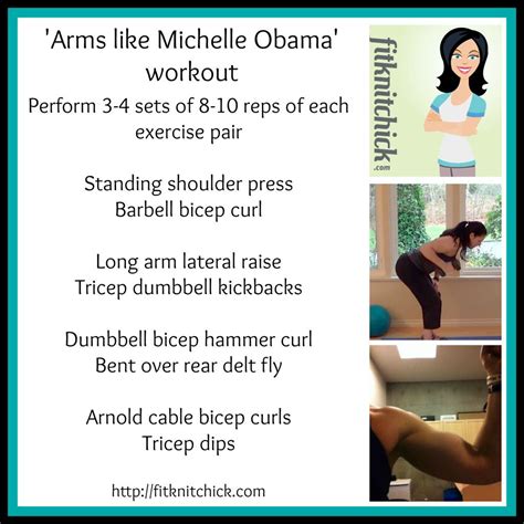 Arms Like Michelle Obama Good Arm Workouts Michelle Obama Tricep Dumbbell