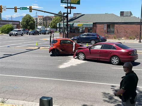 Crash Closes Portions Of State Street In Salt Lake City Kutv