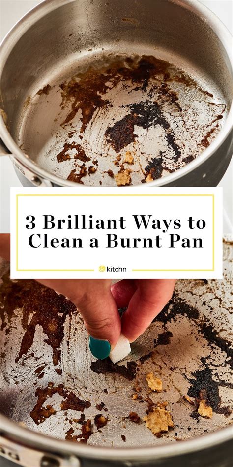 3 Unexpected Hacks Thatll Clean A Burnt Pan Cleaning Burnt Pans