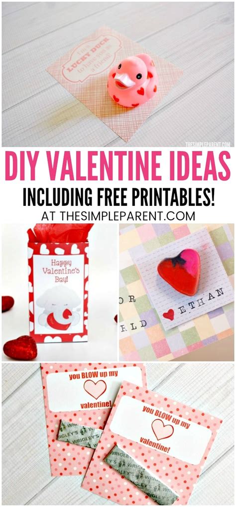 And if you're looking to shop for something special, there's no shortage of gift ideas to choose from. Printable Valentines & DIY Valentine Ideas for Kids • The ...