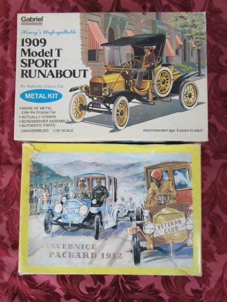 Lot Detail Eleven Vintage Model Car Kits