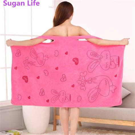 Microfiber Soft Bath Towel Fashion Women Sexy Wearable Quick Dry Magic
