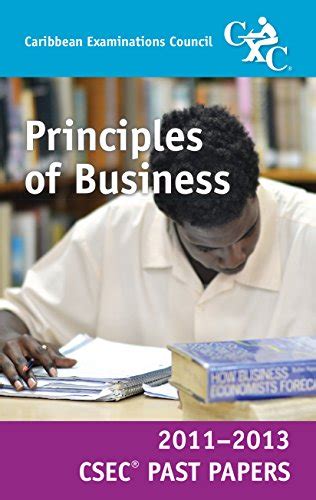 Csec Past Paper 2011 13 Principles Of Business By Caribbean
