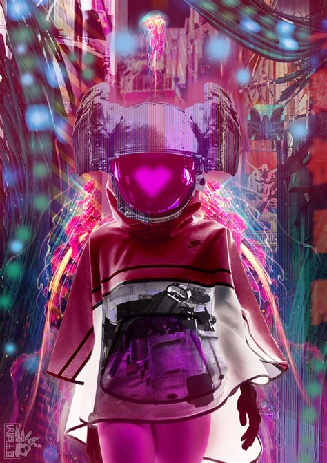 Artstation Luminescence Cyberpunk Khudabardi Etum Cyberpunk Character Cyberpunk