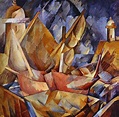 Harbor in Normandy by Georges Braque | | Most-Famous-Paintings.com