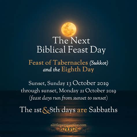 Feast Of Tabernacles And The Eighth Day