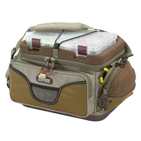 Plano guide series tackle bag | premium tackle storage with no slip base and included stows, khaki with brown and black trim, 3700xl (plabg371) 4.9 out of 5 stars 366 $103.99 $ 103. Plano Guide Series 3600 Tackle Bag-4663-10