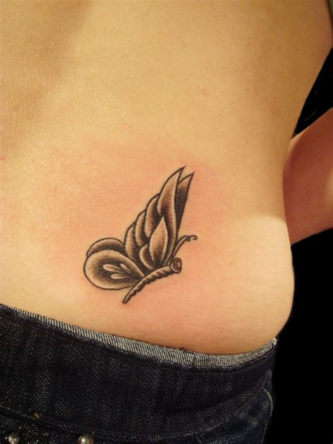 Small Butterfly Tattoo For Women On Hip