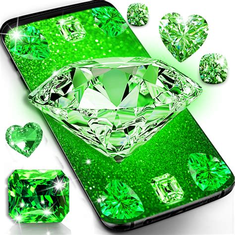 App Insights Green Diamond Shiny Wallpapers Apptopia