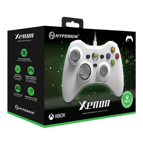 Hyperkin Xenon Wired Controller For Xbox Series White Micro Center