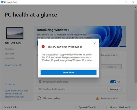 microsoft releases updated pc health check app that shows why your device is ineligible for