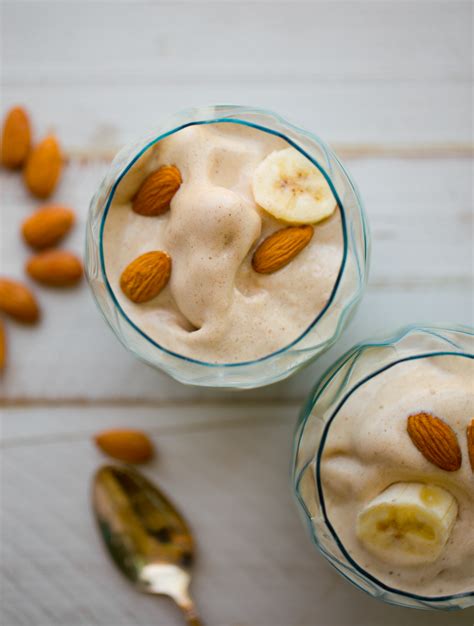 Easy Energy Shake Almond Butter Frozen Banana Vegan Recipe