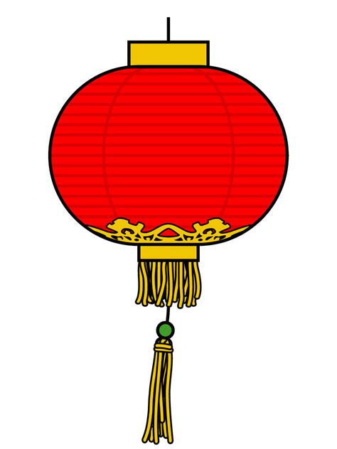 Chinese Lantern Clip Art Clipart Best