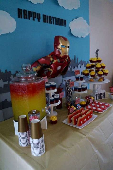Ironman Birthday Party Birthday Party Ideas And Themes