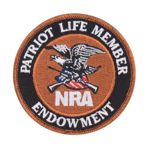 Nra Patriot Life Member Patches Rangemaster Store