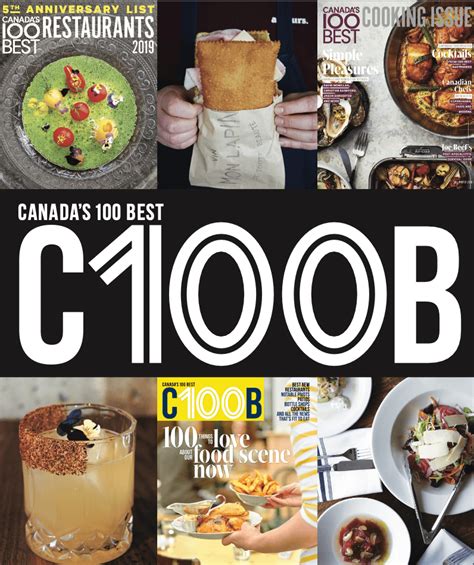 Canadas 100 Best Restaurants Bars And Chefs