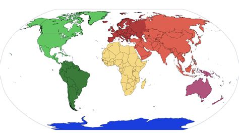Total 65 Imagen Mapa De Los Continentes Para Colorear Con Nombres