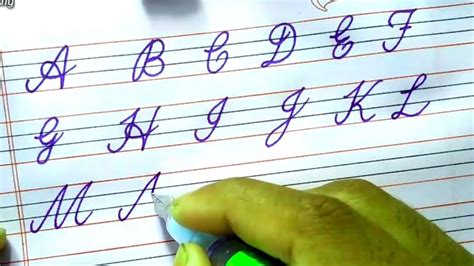 Cursive Handwriting Cursive Writing A To Z Printable Form Templates