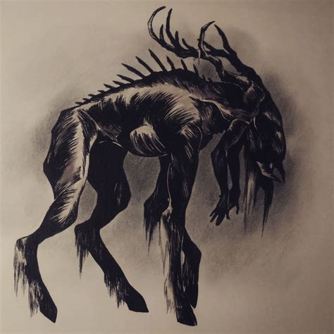 Moder From The Ritual Scary Art Horror Art Monster Design