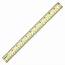 WESTCOTT 088176 Sturdy Metal Edge Hardwood Ruler  Metric And Standard