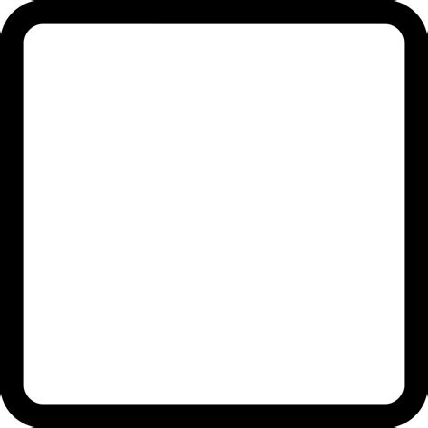 Check Box Svg Png Icon Free Download White Square With Black Border