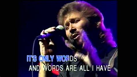 Words Karaoke Yuuk Bee Gees Youtube