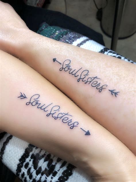 Soul Sister Tattoo Best Friends Connected For Life True Friendship