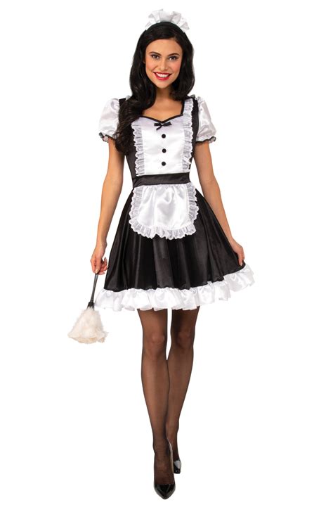 Classic French Maid Adult Costume Purecostumes Com