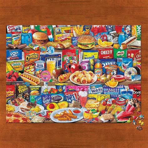Kids Favorite Foods 1000-Piece Jigsaw Puzzle | Collections Etc.