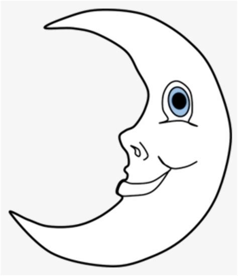 Download High Quality Moon Clipart Black And White New Transparent Png