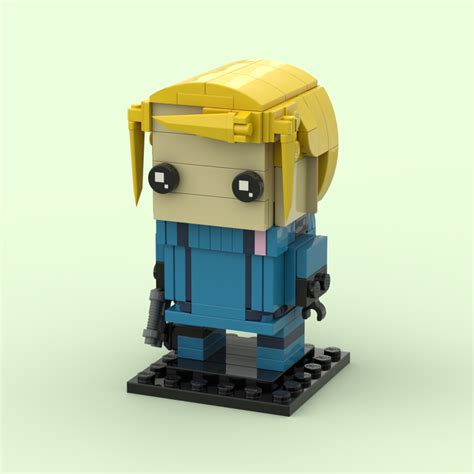 Lego Moc Samus Brickheadz Zero Suit Revised By Legorocket