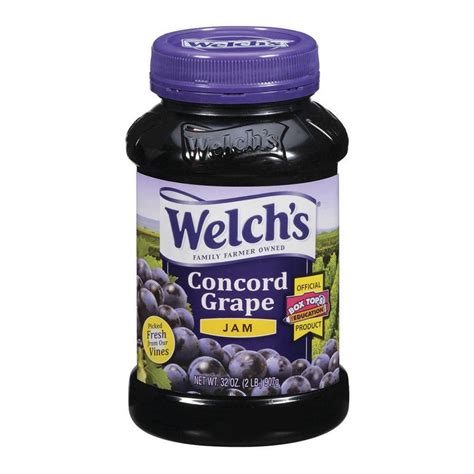 Welchs Concord Grape Jam 32 Oz Grape Jam Welch Grape Juice Grape Jelly