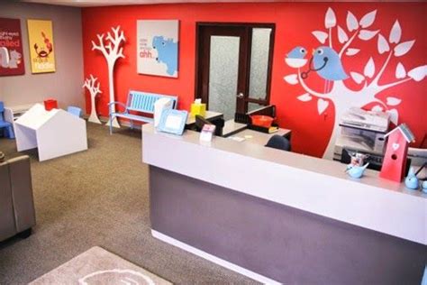 Pediatric Clinic Waiting Room Decor Blue Bench From Tree Top Nursery