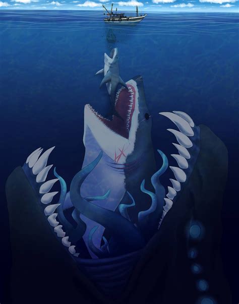 Pin By Doug Niemeier On Sharks Mythical Creatures Art Horror Art