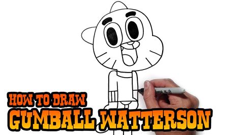 How To Draw Gumball Watterson Amazing World Of Gumball C4k Academy