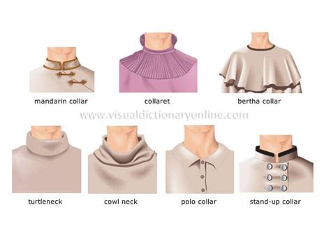 Examples Of Collars 3 Types Of Collars Fashion Vocabulary Fashion