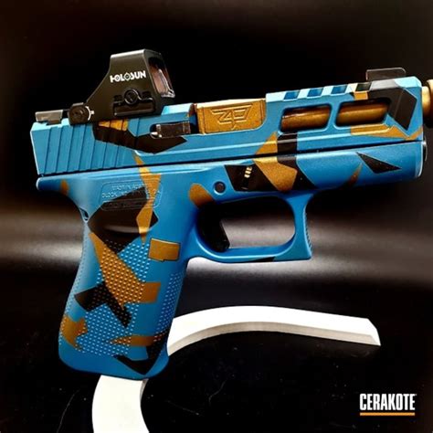Cerakote Splinter Camo Glock 43x Cerakote