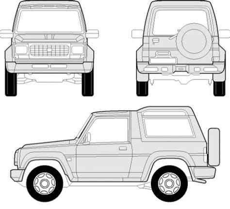 Daihatsu Rocky Ii Standard Dane Techniczne Autocentrum Pl