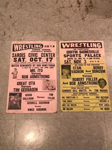 Wrestling Poster Vintage For Sale Classifieds