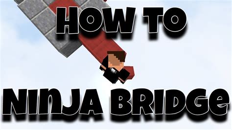 How To Speedninja Bridge In Minecraft Tutorial Youtube