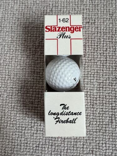 Slazenger Plus Fireball Vintage Golf Balls Unused And Boxed X 3 Ebay