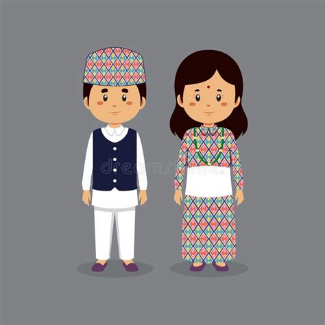 dress nepal traditional stock illustrations 234 dress nepal traditional stock illustrations