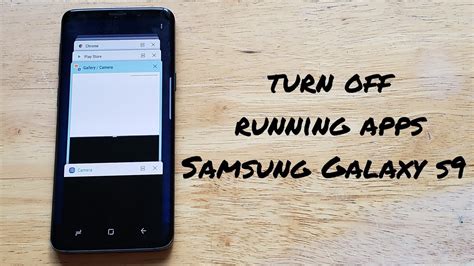 How To Turn Off Running Apps Samsung Galaxy S9 Youtube