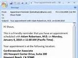 Doctor Appointment Email