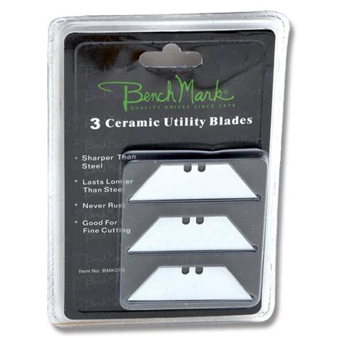 Bench Mark Ceramic Utility Blades X3