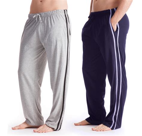 Mens Lounge Pants Tracksuit Bottoms Sports Trousers 2 Pack Gents Boys