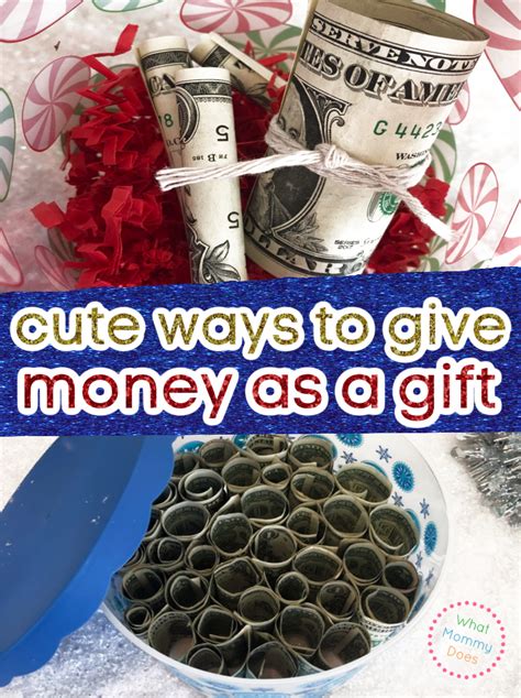 10 Fun Ways To Give Money As A T What Mommy Does