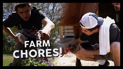 FARM CHORES YouTube